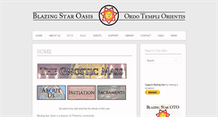 Desktop Screenshot of blazingstar-oto.org
