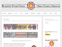 Tablet Screenshot of blazingstar-oto.org